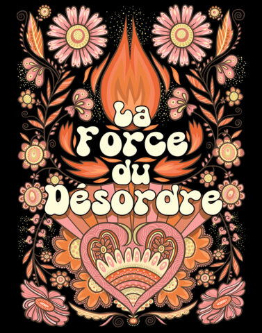 force revolution desordre fleurs folklorique botanique